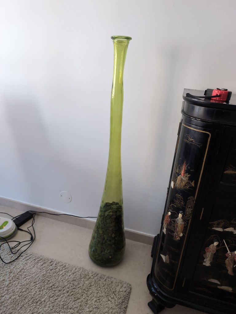 Vaso decorativo verde 120cm