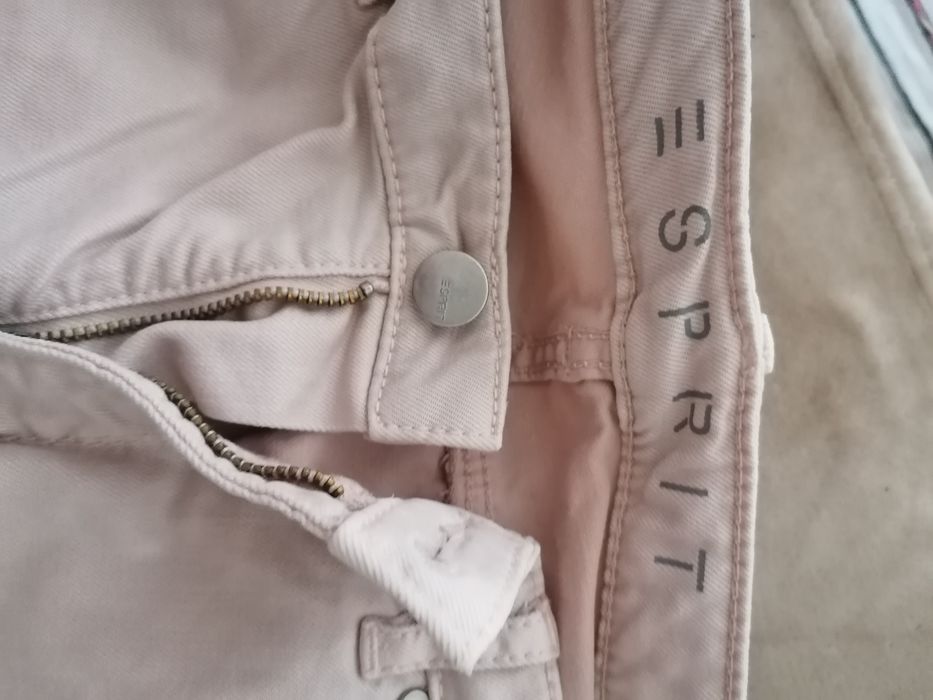 Spodnie beżowe ze streczem Esprit XS