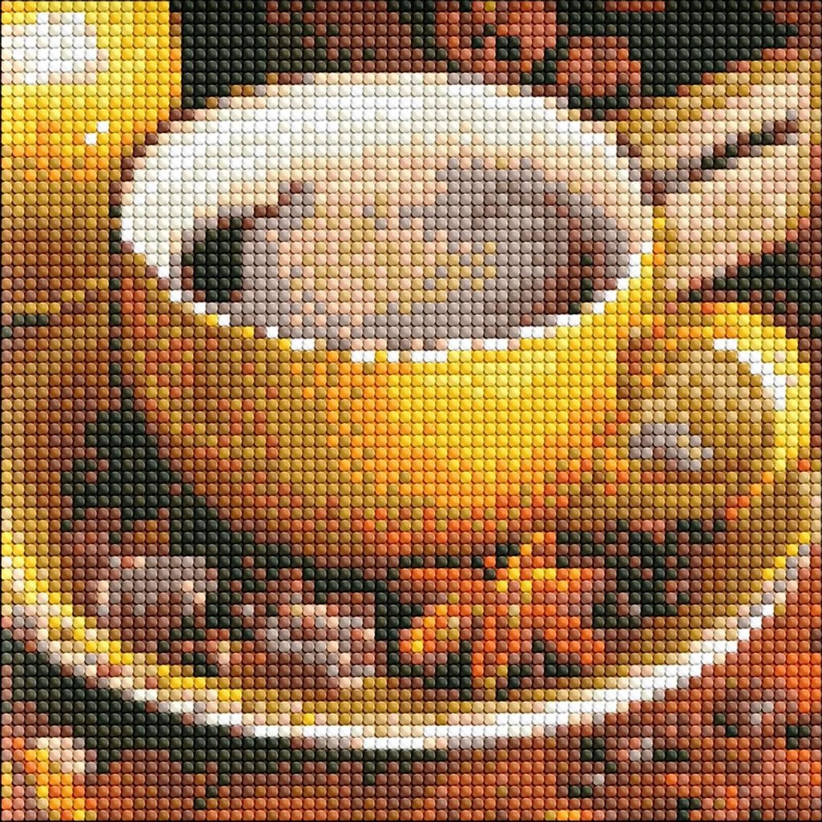 Diamentowa mozaika bez ramy - Przyjemność z kawy Ideyka ,82x292 mm