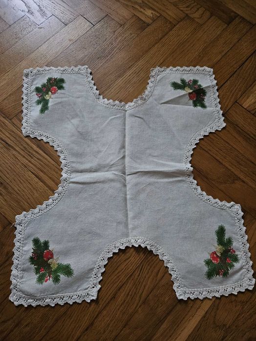 Wkład serwetka stara świąteczna do koszyka