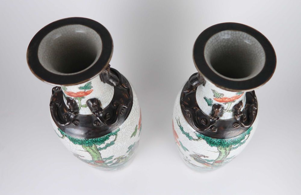 Par de Jarras Porcelana da China - Nanking