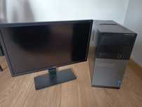 Zestaw komputerowy Dell + Monitor 19 cali Benq, dysk SSD, windows 11