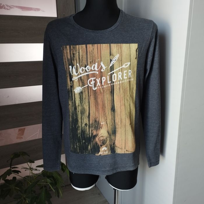 Męska koszulka z długim rękawem Woods Explorer, rozmiar M