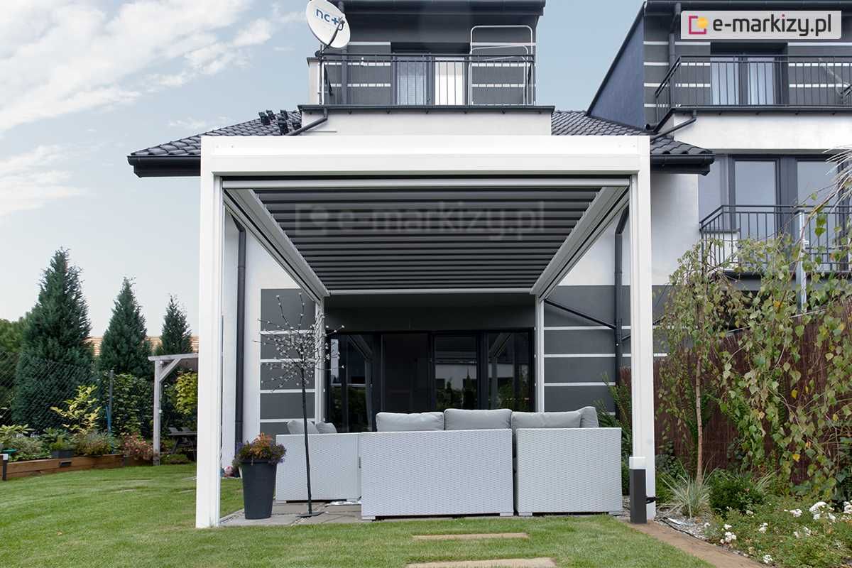 Pergola tarasowa zadaszenie altana wiata na taras do ogrodu SB400