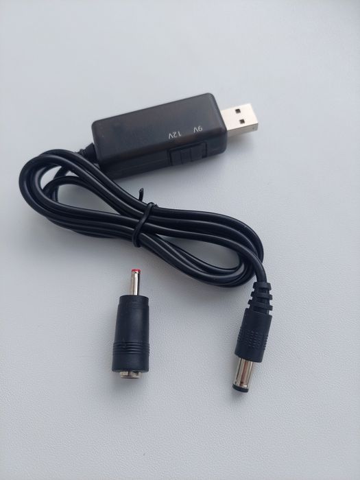 Кабель 5в - 9в та 12в перетворювач перехідник