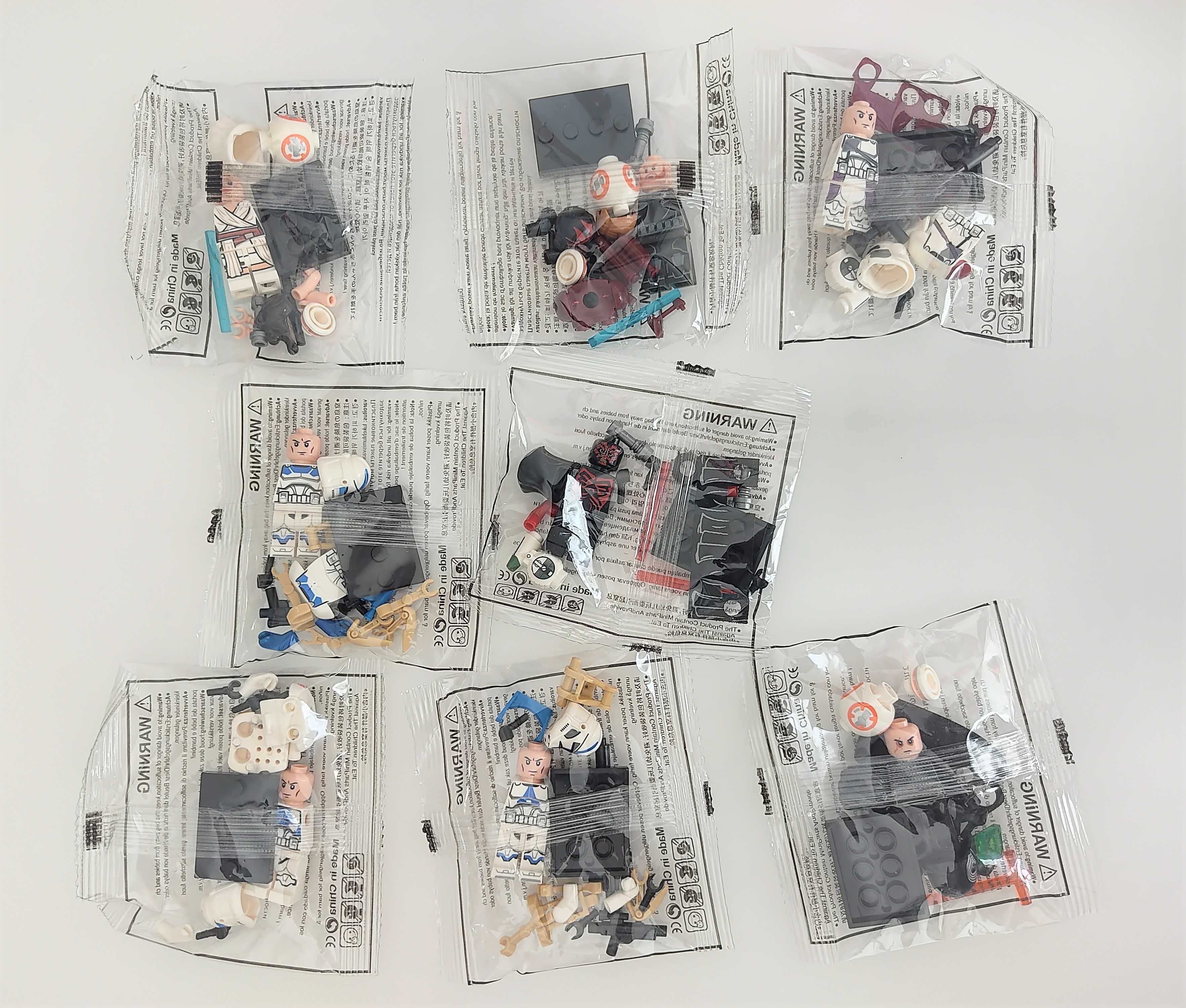 Coleção de bonecos minifiguras Star Wars nº107 (compatíveis Lego)