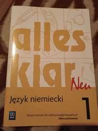 Język niemiecki Alles klar neu 1-zeszyt ćwiczeń