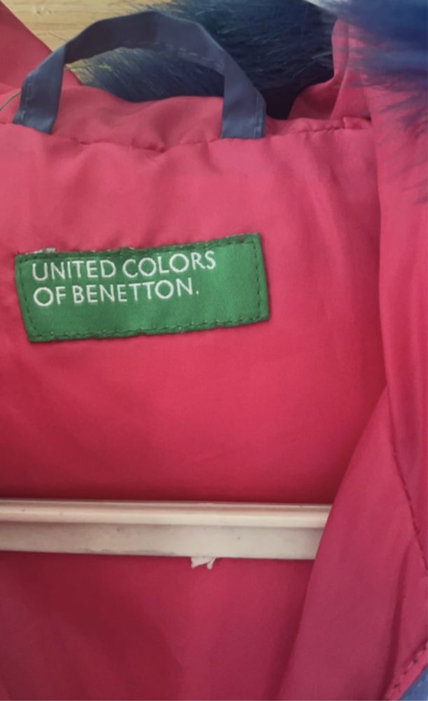 Casaco penas da Benetton