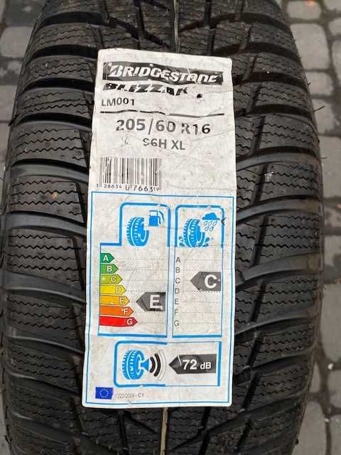 FABRYCZNIE NOWA Opona Bridgestone Blizzak LM001 - 205/60/16