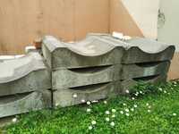 Korytka betonowe, ściekowe - 12 sztuk - 50x60x15