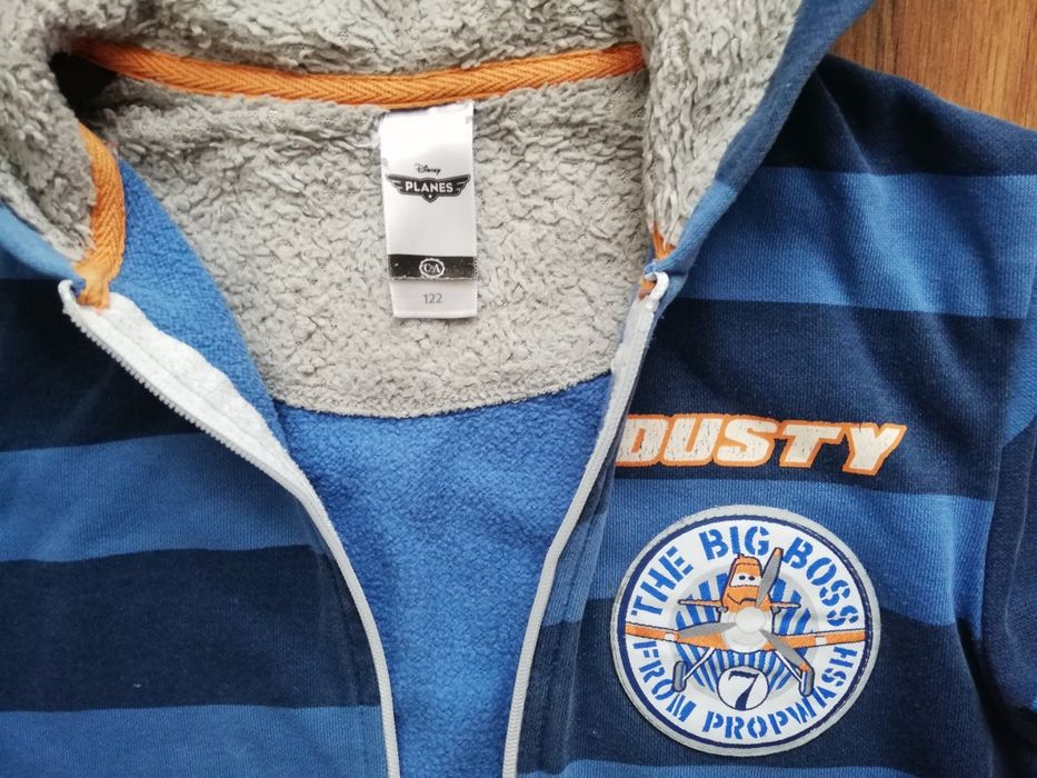 Bluza z kapturem 122 Samoloty dla chłopca