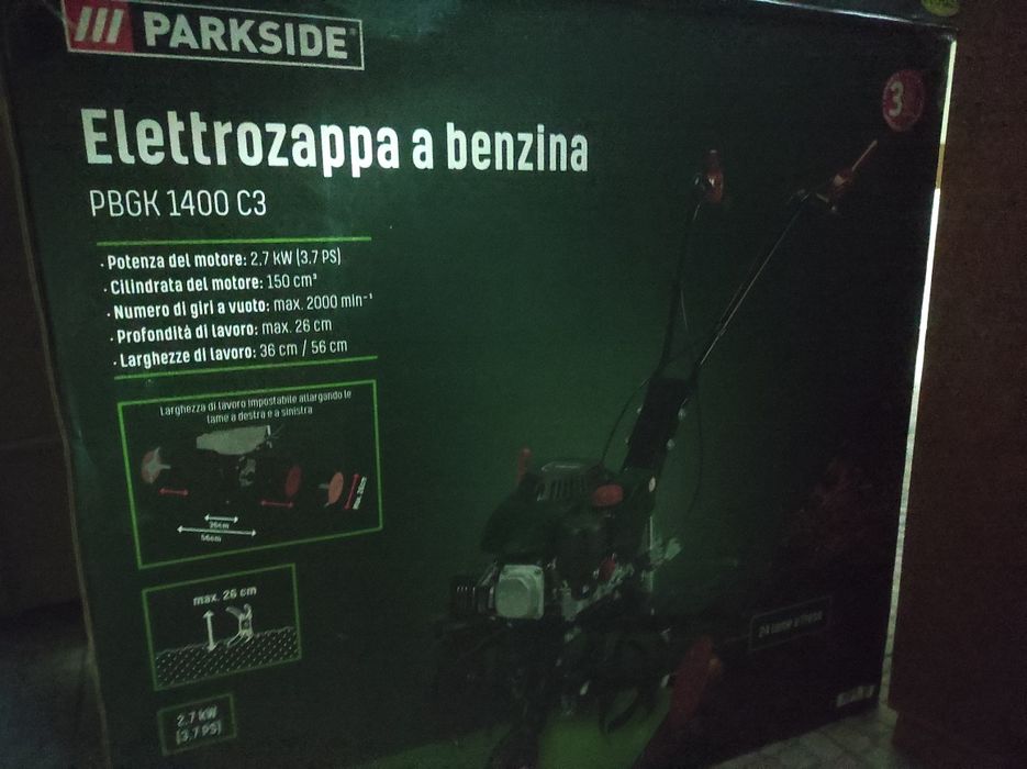 Moto enxada parkside