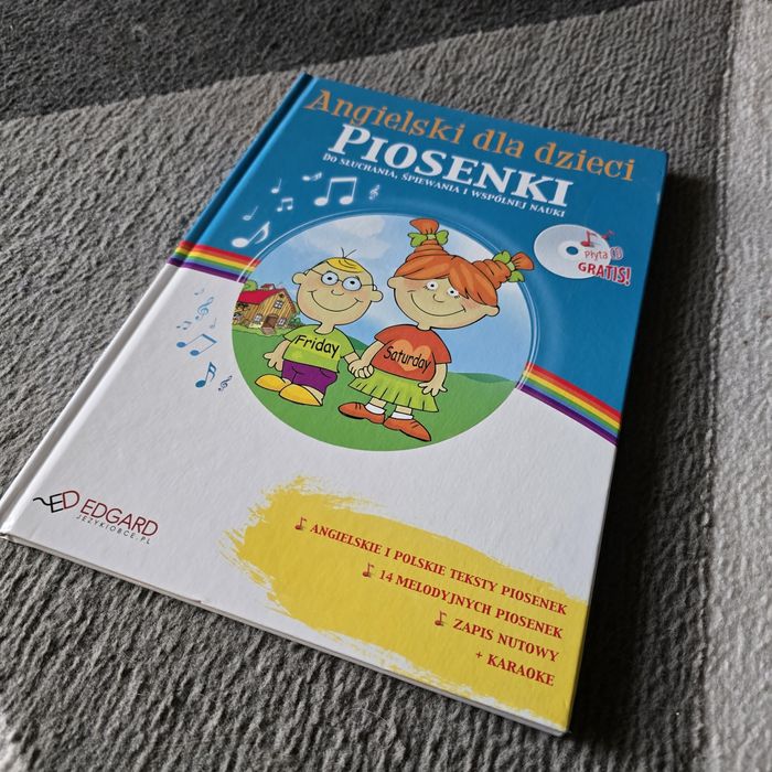 Angielski dla dzieci - piosenki na cd i książka