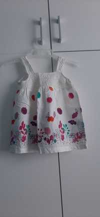 Sukienka letnia tunika dla dziewczynki 92