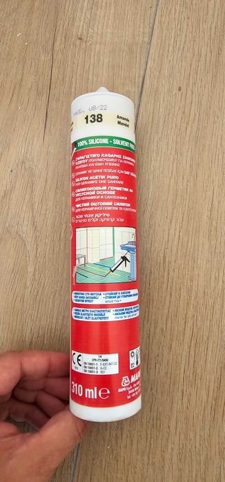 MAPEI Silikon Sanitarny Mapesil AC 138 Migdałowy 310ml