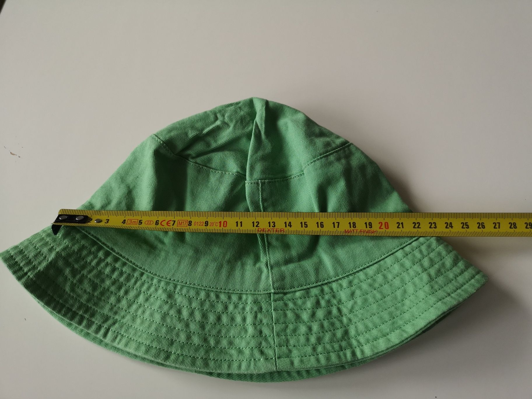 Zielony kapelusz na lato h&m 116 cm