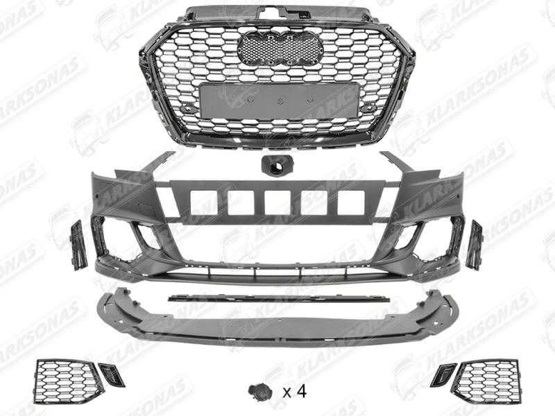 Бампер передний AUDI A3 (8V),06.2016 -03.2020 комплект rs седан тюнинг