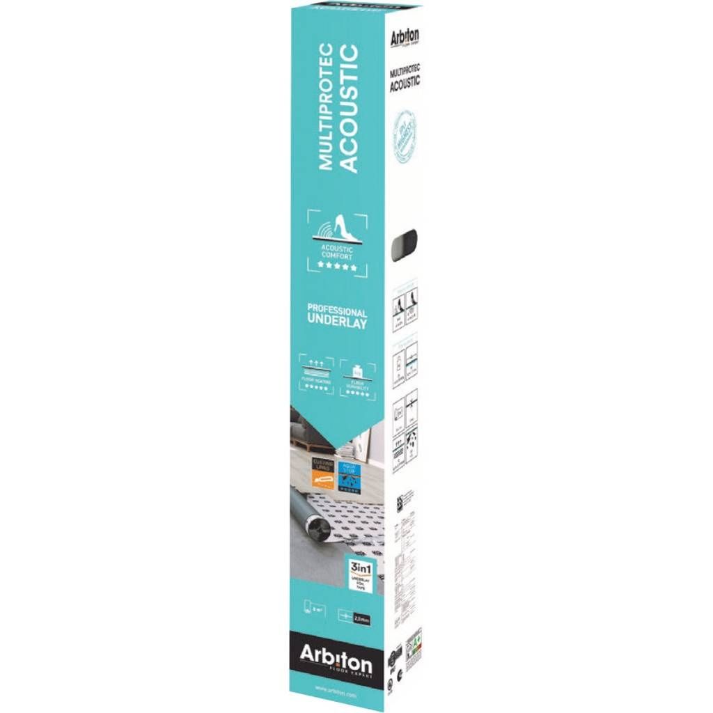 Podkład pod panele parkiet Arbiton Multiprotec Acoustic 3w1 2 mm