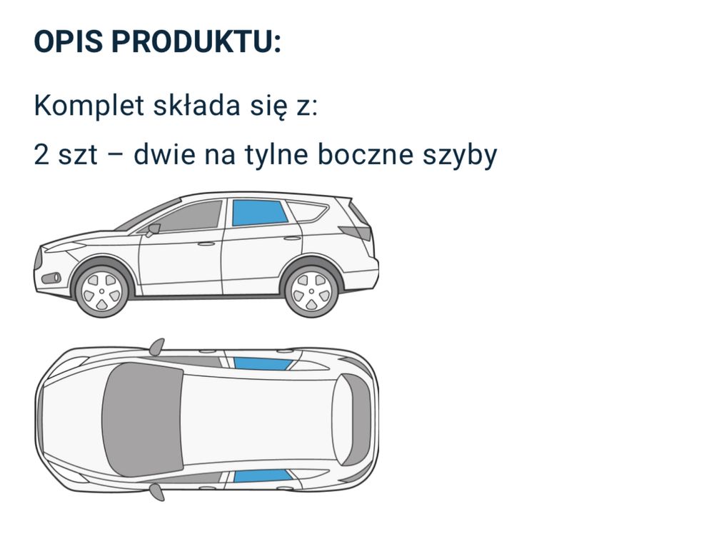 Zasłonki Raystop Lexus NX