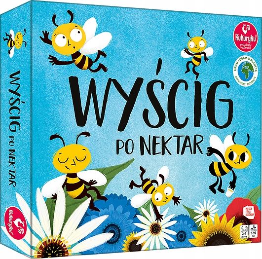 Wyścig Po Nektar Gra Planszowa, Edukacyjna Dla Dzieci Kukuryku