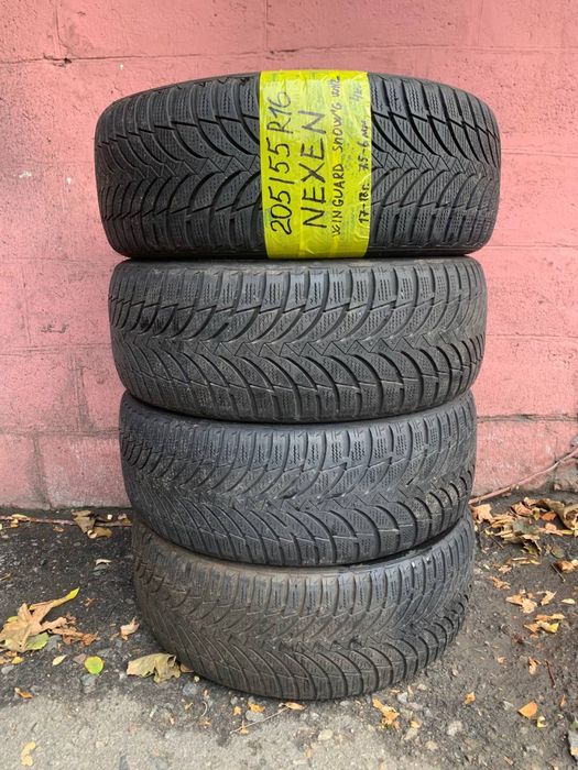 205 55 16 nexen winguard зима 4 штуки протектор 90/65%