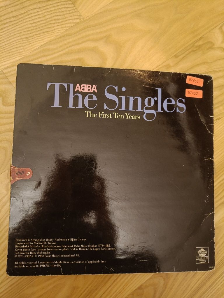 Winyle Abba The Singles. The First Ten Years.