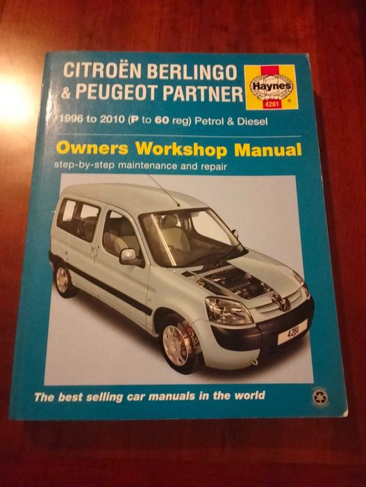 Haynes -  (Manual Técnico) Peugeot Partner e Citroen Berlingo