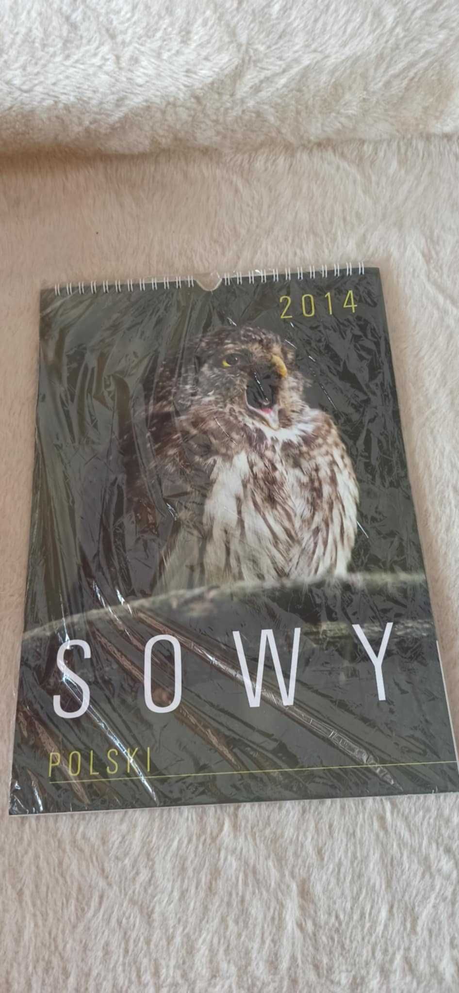 Kalendarz 2014 Sowy Artur Tabor UNIKAT