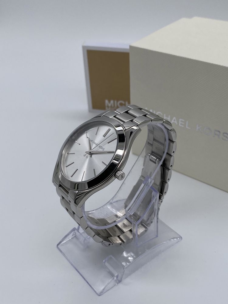 Zegarek damski Michael Kors Srebrny MK3178 Klasyczny bransoleta