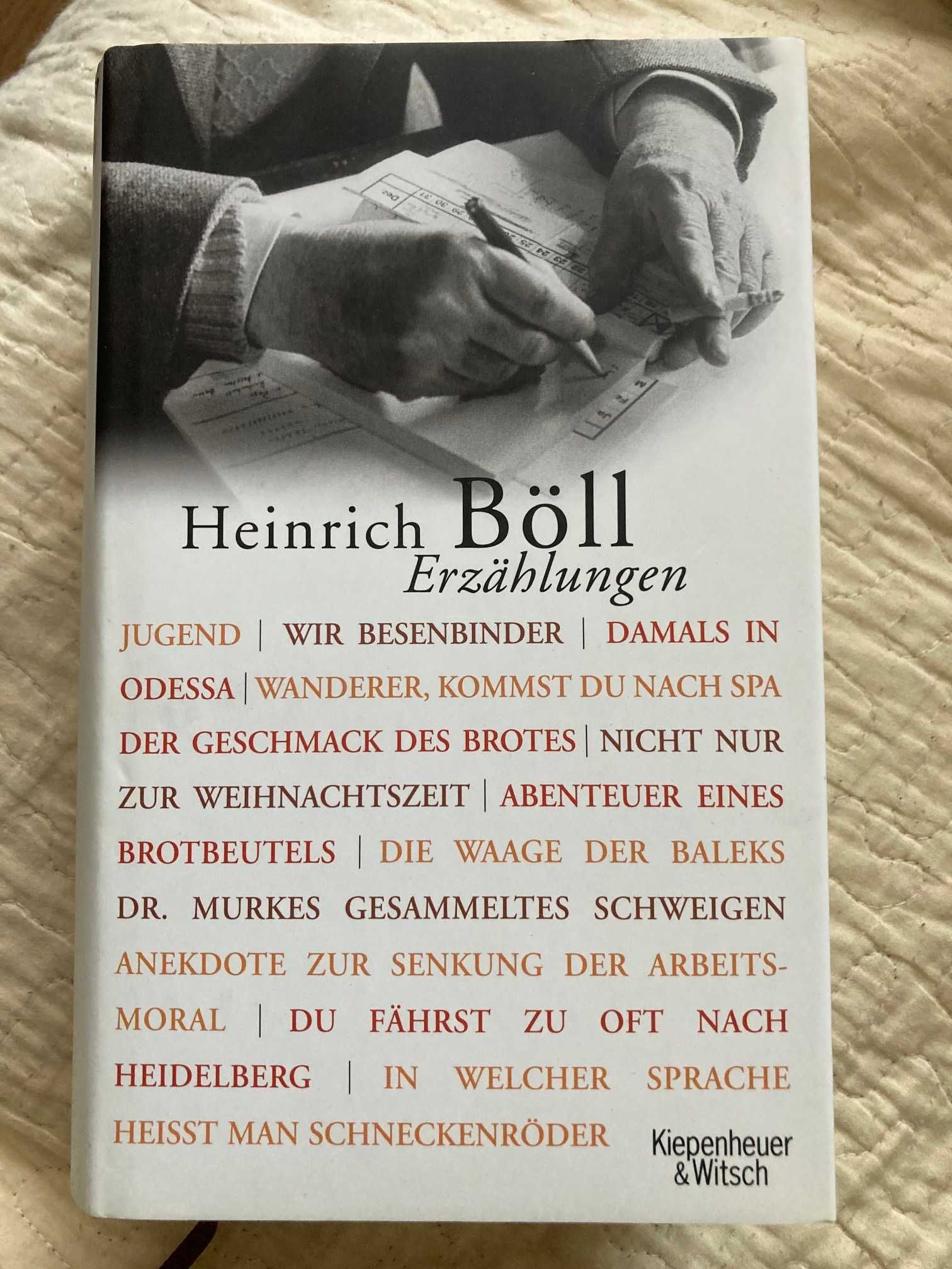 Książka, język niemiecki, opowiadania, autor: Heinrich Böll
