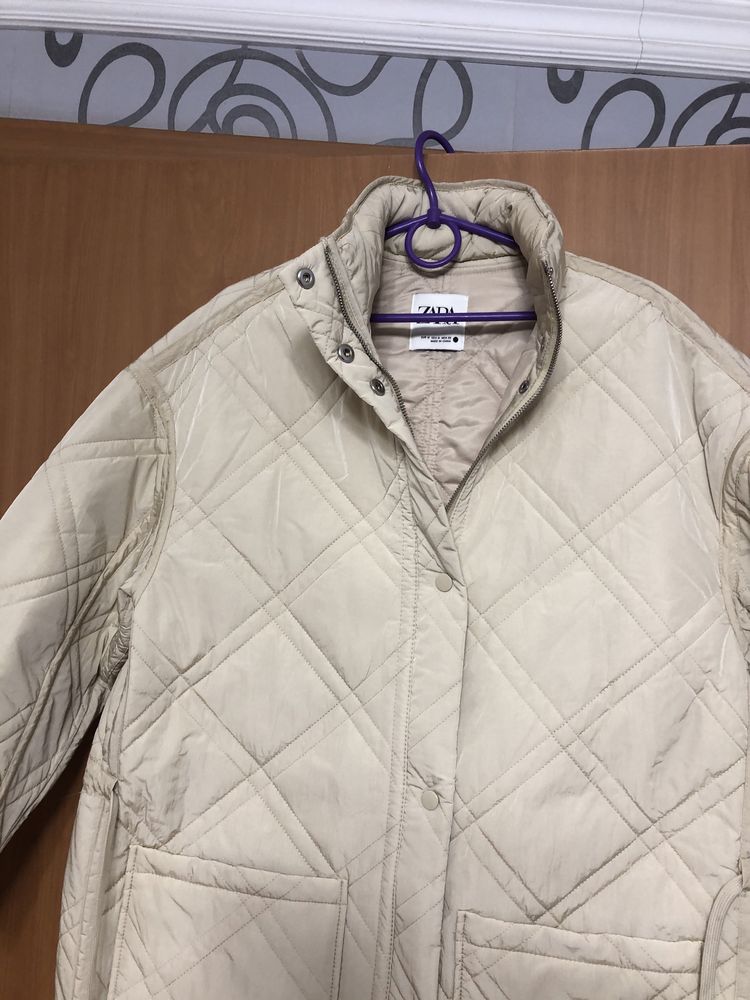 Стёганное пальто Zara р.М