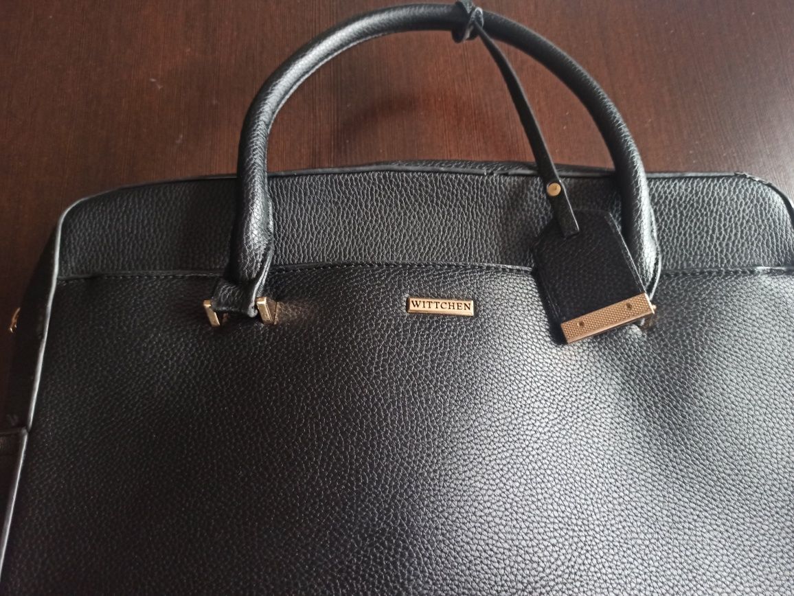 Torba na laptopa Wittchen 14" Eko skóra czarny
