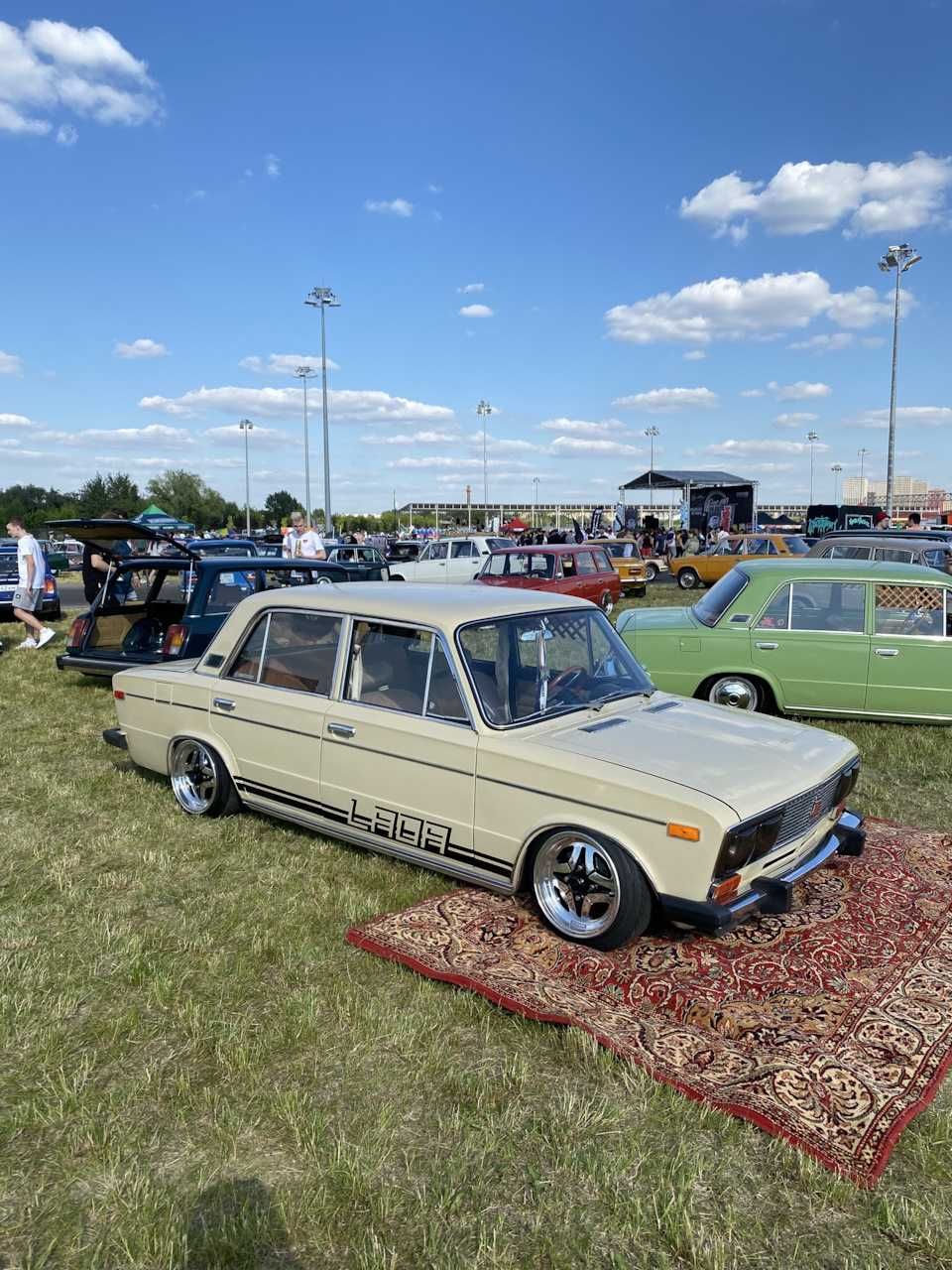 LADA вінілові наклейки на бок двері полоси