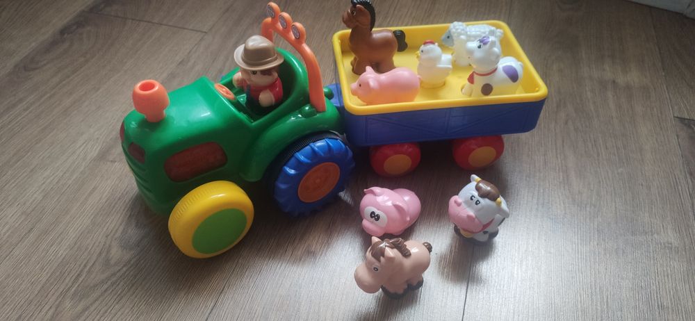 TRAKTOR  FARMER Zwierzęta DUMEL zabawka interaktywna