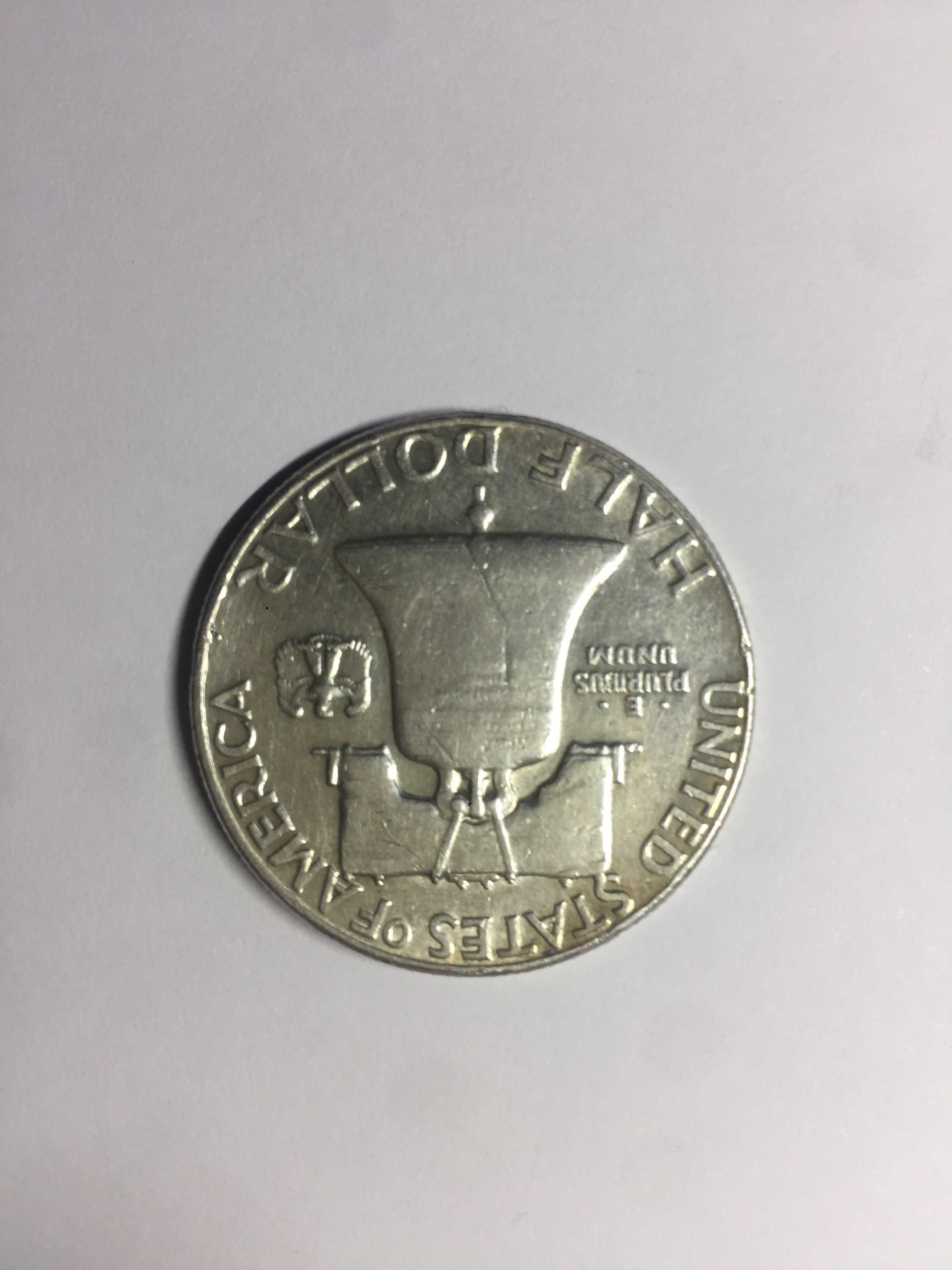 1/2 dolara - Half Dollar - Franklin -  1963 rok odwrotka