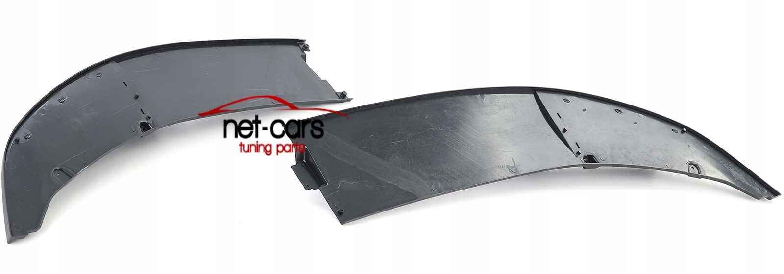 Spoiler dokładka przód BMW F10 F11 M Pakiet czarny połysk 2 elementy
