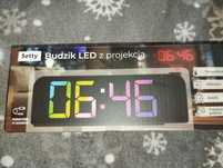 Nowy elektroniczny Budzik LED z projektorem