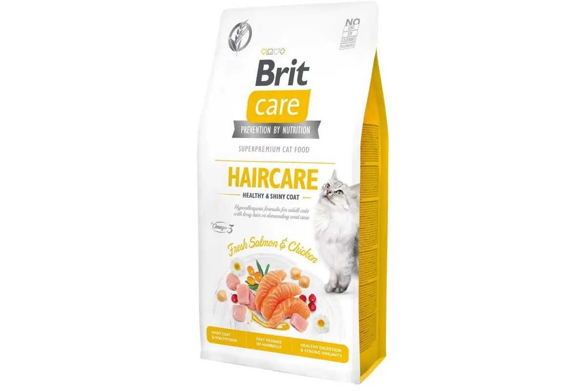 Корм для котів Brit Care Haircare Healthy Shiny Coat