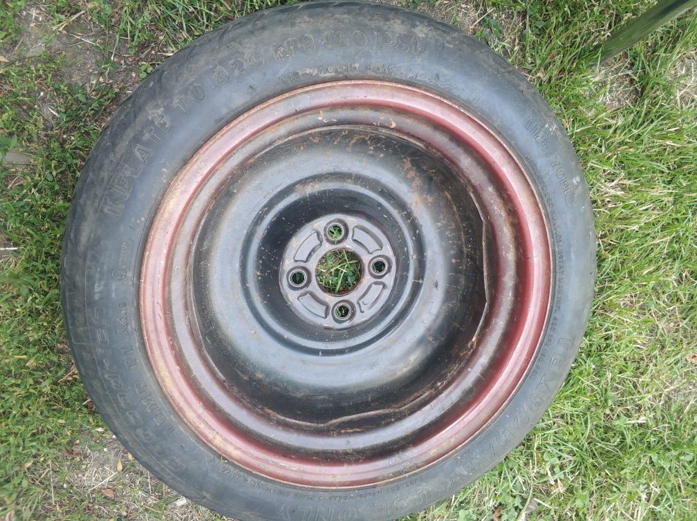 Zapas Dojazdowka 4x100 honda Civic VII 7 jazz T125/70/15