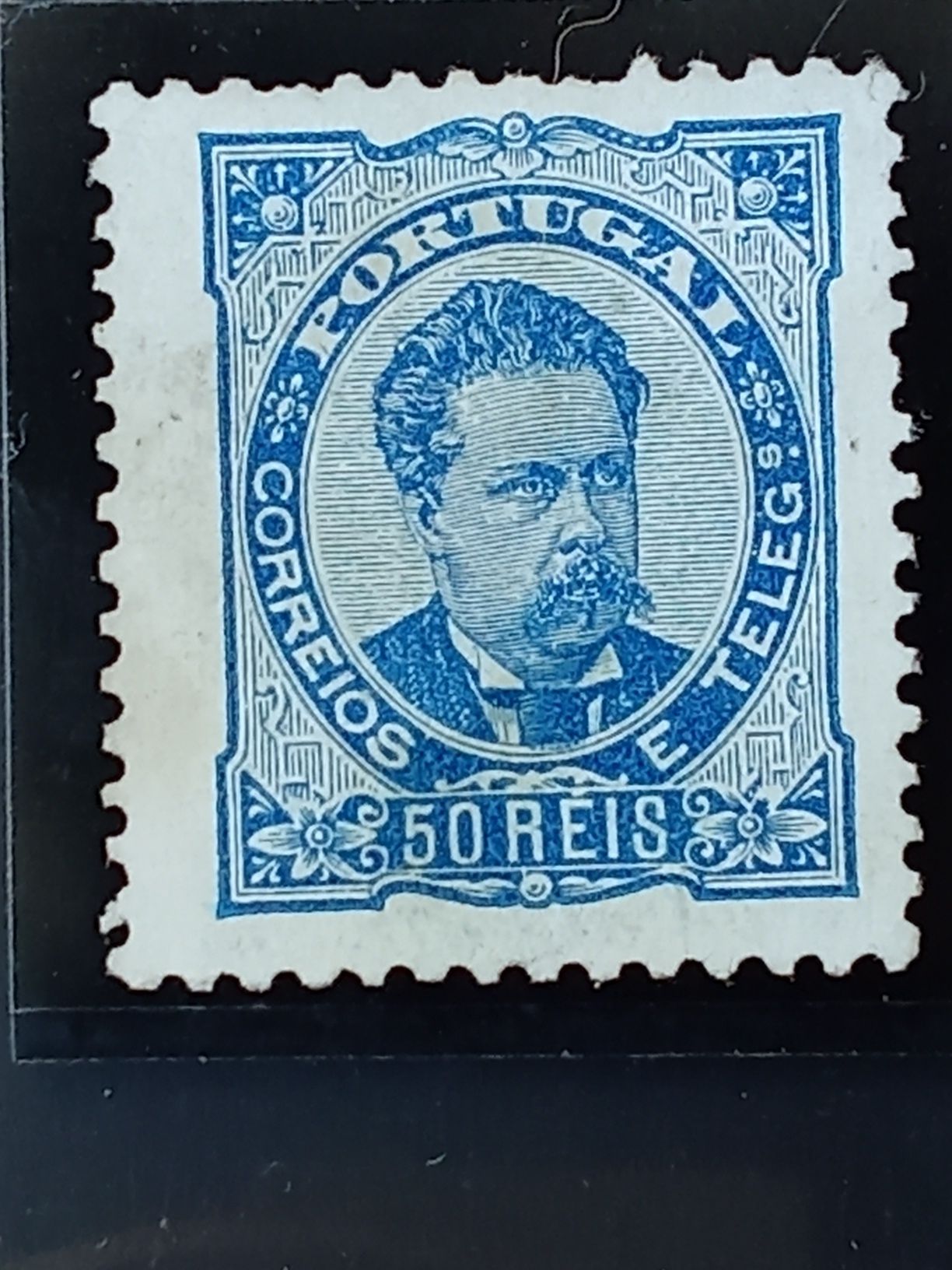 1882/1883 Selo Da Série D° Luís I De Frente MLH Sem Goma