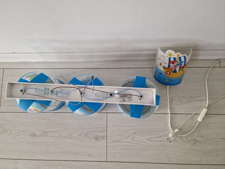 Lampa Kinkiet dziecięce piraci