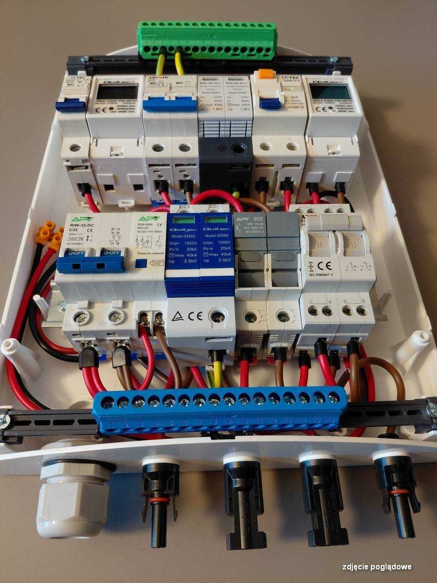 Zestaw dla Rozdzielnicy AC/DC Off-Grid Fotowoltaika - rozdzielnica PV