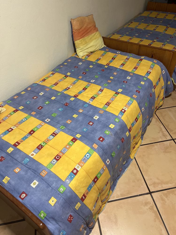 cama de solteiro com colchão