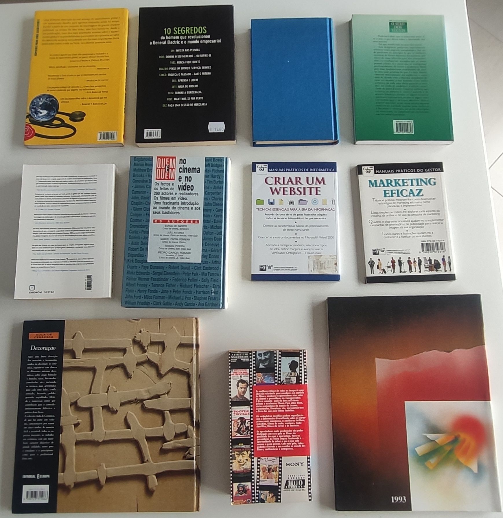 Lote livros variados