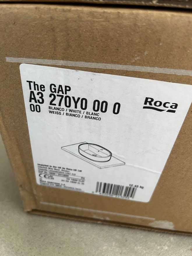 ROCA GAP ROUND umywalka 55x40 cm nablatowa owalna A3270Y0000