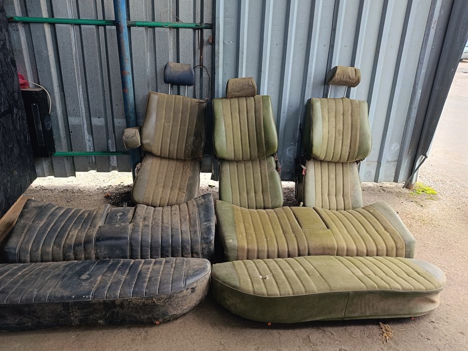Fotele kanapa tapicerka Mercedes w123 świetny stan