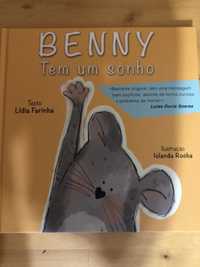 Livro Benny tem um sonho - NOVO - Portes incluídos