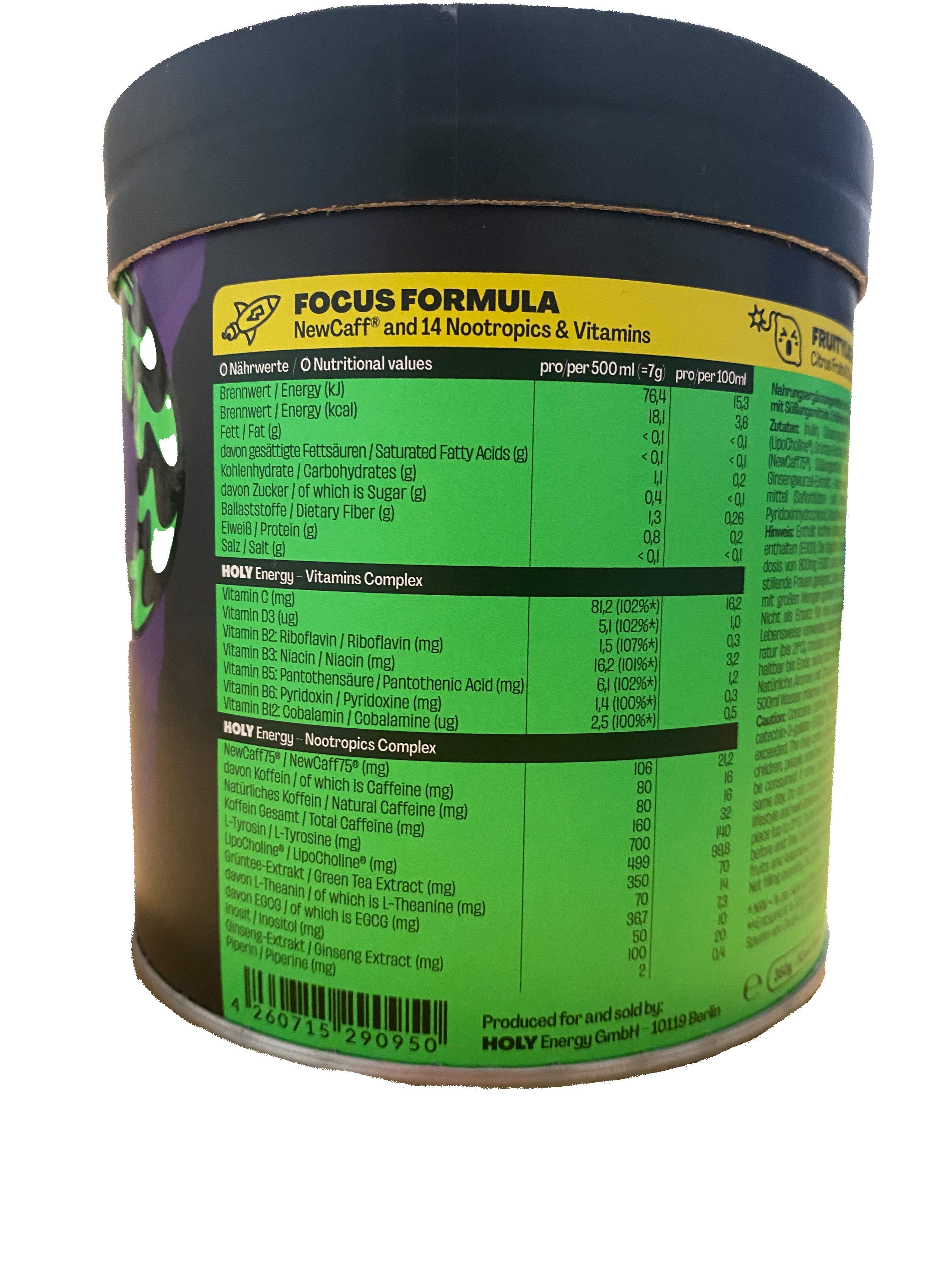 HOLY Energy Gaming Booster "Citrus Cobra"