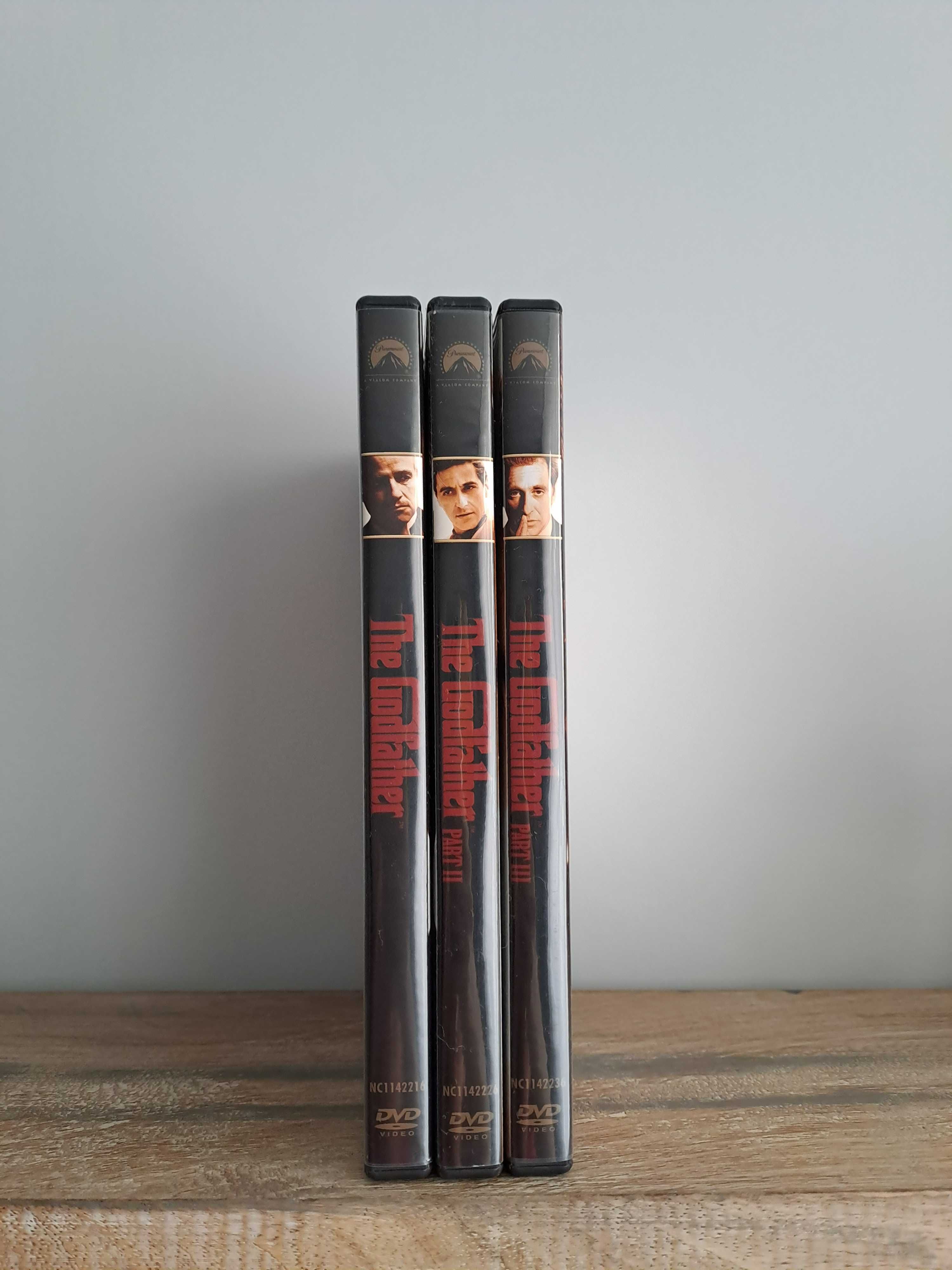 Trylogia 3 DVD Ojciec Chrzestny, Godfather, FF Coppola, wersja ang