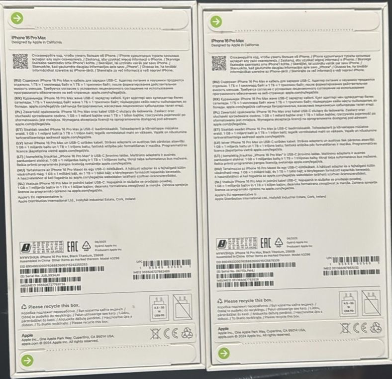 Iphone 16 pro max 256 GB